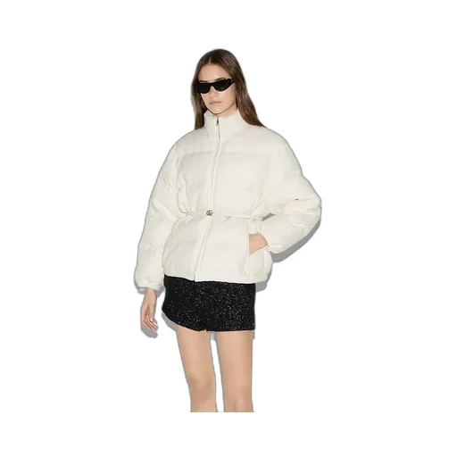 Gg Canvas Padded Bomber Jacket