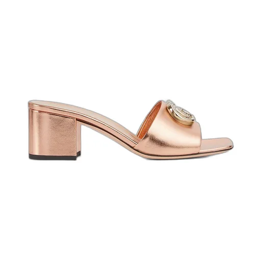 Slide Sandal With Double G