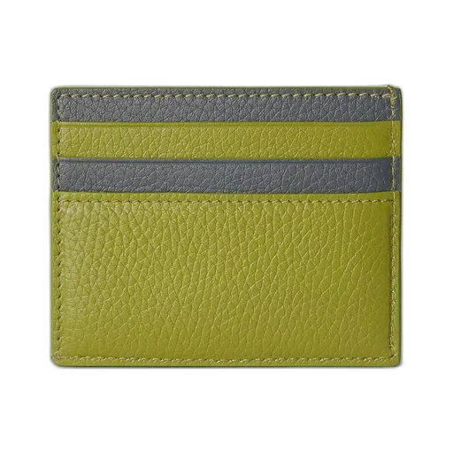 Bi-Colour Card Case With Gucci Logo