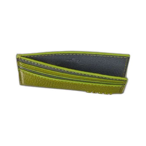 Bi-Colour Card Case With Gucci Logo