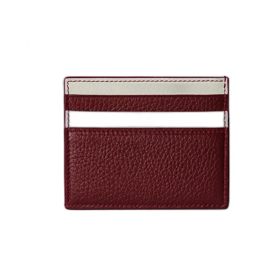 Bi-Colour Card Case With Gucci Logo