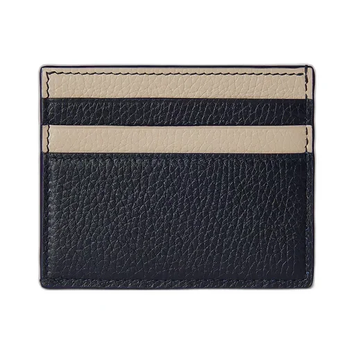 Bi-Colour Card Case With Gucci Logo