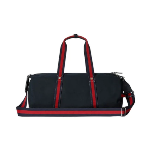 Large Printed Canvas Duffle Bag