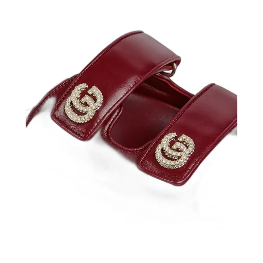 Sandal With Crystal Double G