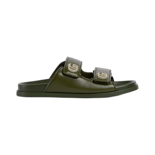Sandal With Crystal Double G