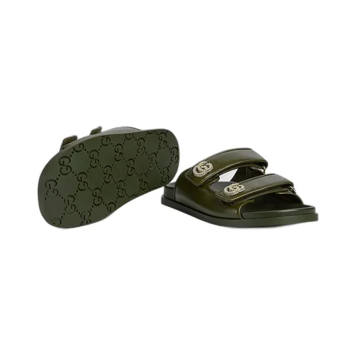Sandal With Crystal Double G