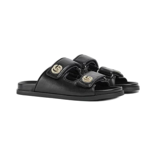 Sandal With Crystal Double G