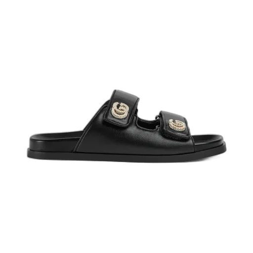Sandal With Crystal Double G