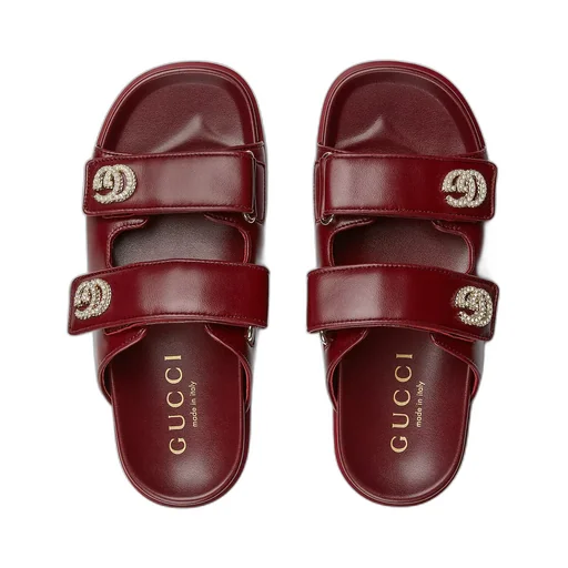 Sandal With Crystal Double G