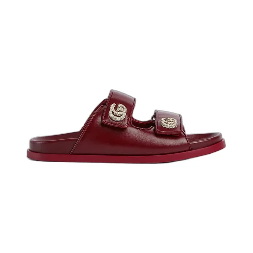 Sandal With Crystal Double G