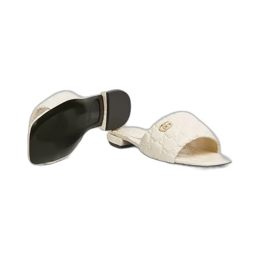 Slide Sandal With Double G