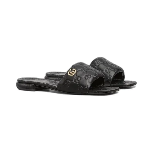 Slide Sandal With Double G