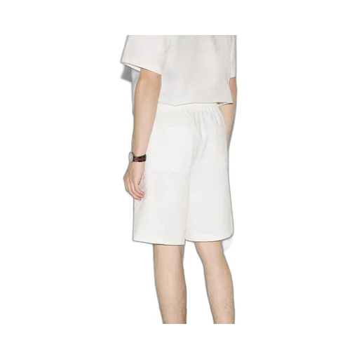Linen Blend Gg Canvas Shorts