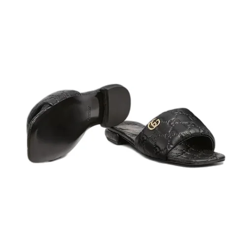 Slide Sandal With Double G