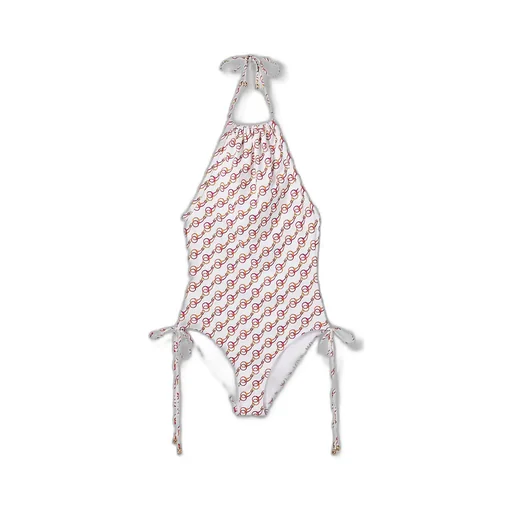 Printed Stretch Jersey Swimsuit