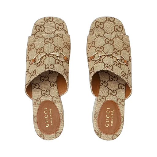 Wedge Sandal With Horsebit