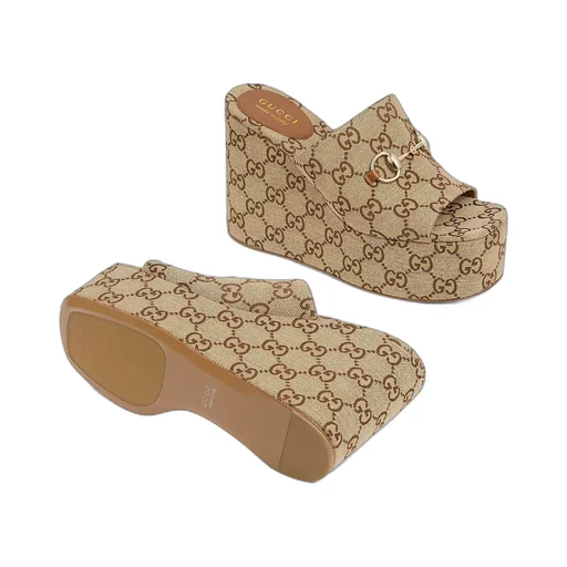 Wedge Sandal With Horsebit