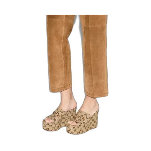 Wedge Sandal With Horsebit