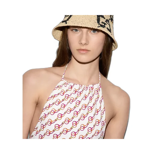 Printed Stretch Jersey Swimsuit