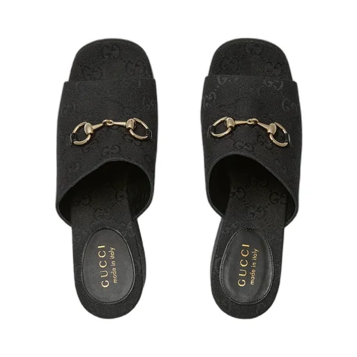 Wedge Sandal With Horsebit