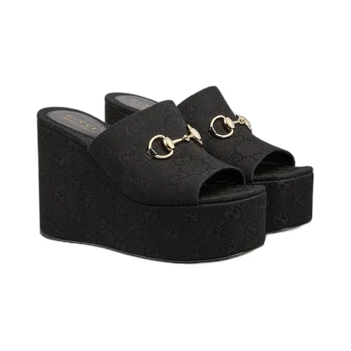 Wedge Sandal With Horsebit