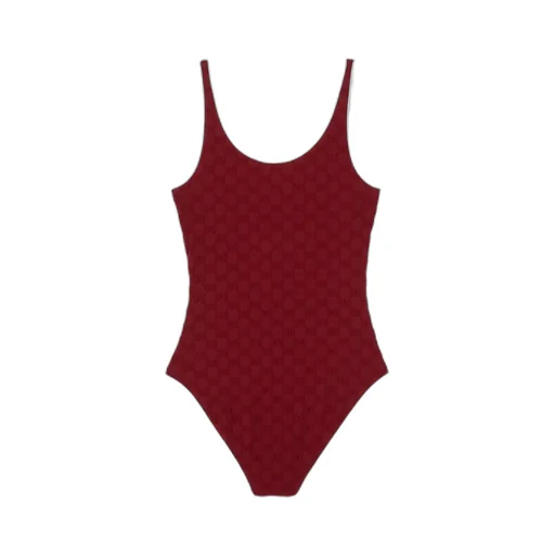 Gg Terrycloth Jersey Jacquard Swimsuit