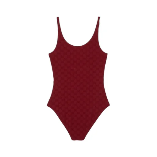 Gg Terrycloth Jersey Jacquard Swimsuit