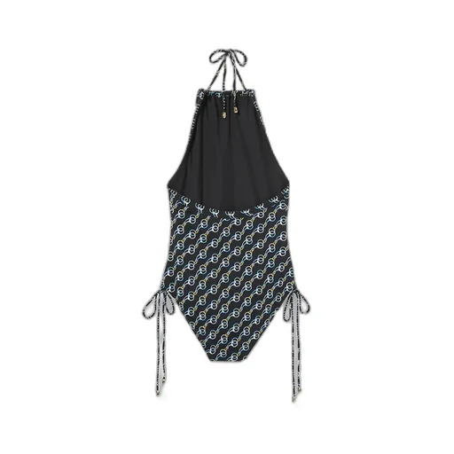 Printed Sparkling Jersey Swimsuit