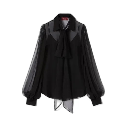 Silk Chiffon Shirt