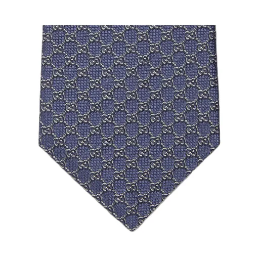 Gg Silk Jacquard Tie