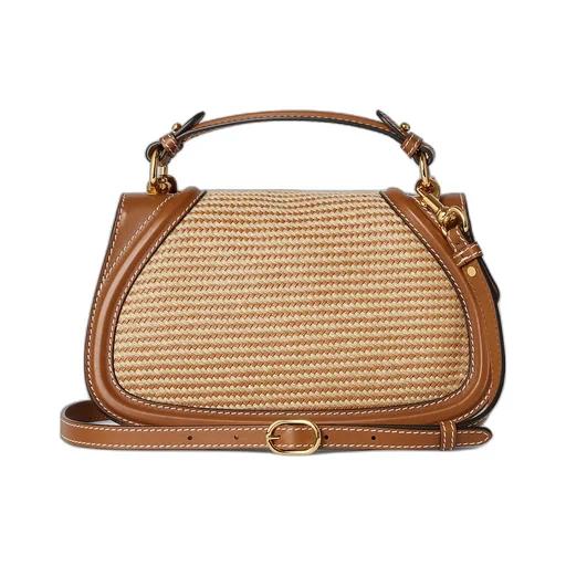Gucci Blondie Woven Medium Top Handle Bag