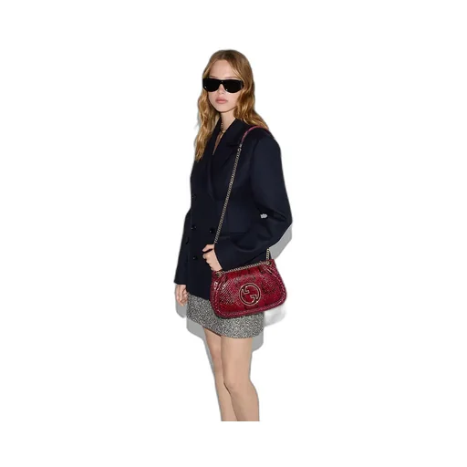 Gucci Blondie Python Medium Shoulder Bag