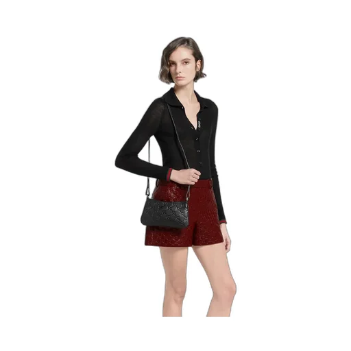 Gg Emblem Small Shoulder Bag