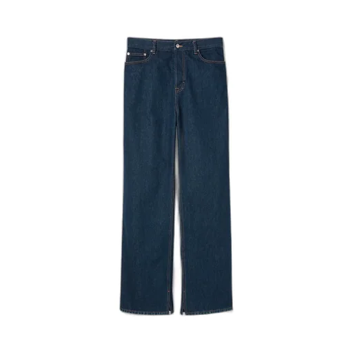 Denim Trousers With Embroidery
