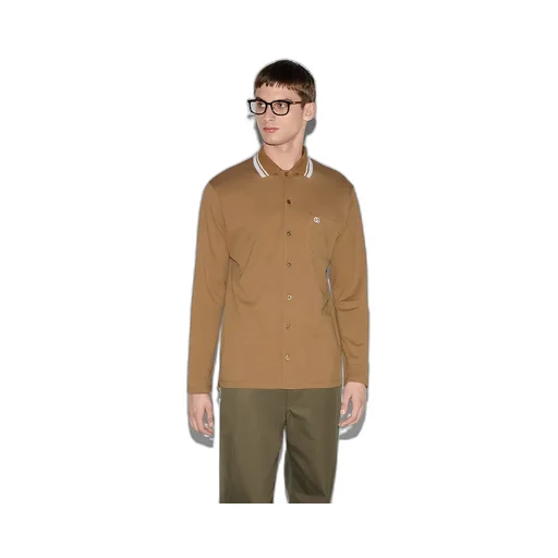 Cotton Piquet Polo Shirt With Embroidery