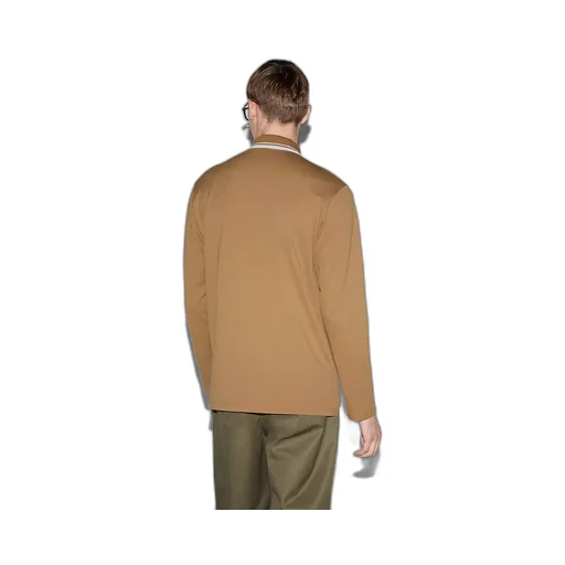 Cotton Piquet Polo Shirt With Embroidery