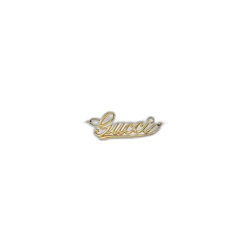Choker Necklace With Gucci Script