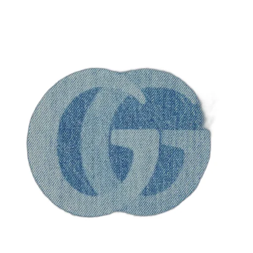 Lasered Double G Denim Trouser