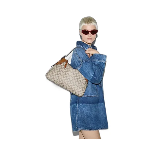 Gg Emblem Large Shoulder Bag