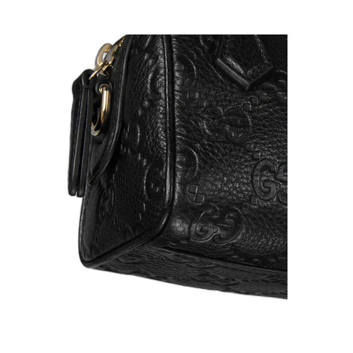 Gg Emblem Mini Boston Bag