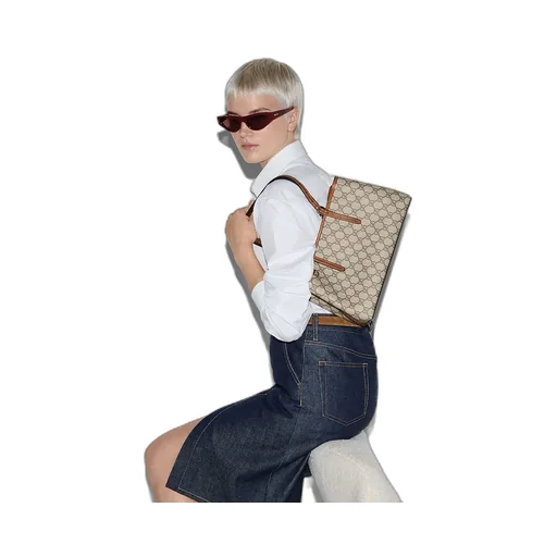 Gg Emblem Medium Tote Bag