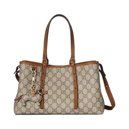 Gg Emblem Medium Tote Bag