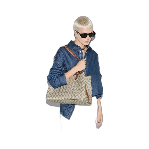 Gg Emblem Maxi Tote Bag