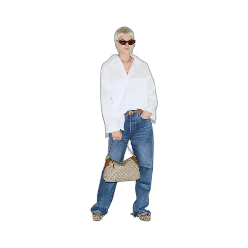 Gg Emblem Medium Shoulder Bag