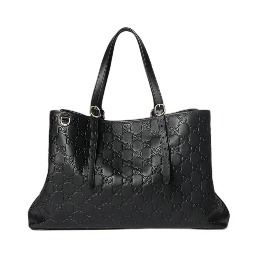 Gg Emblem Large Tote Bag