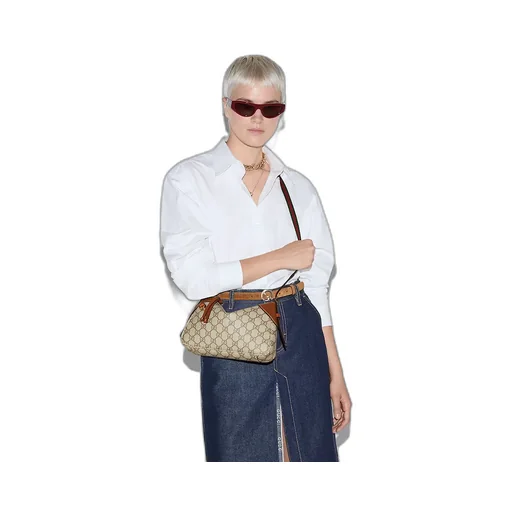 Gg Emblem Small Shoulder Bag