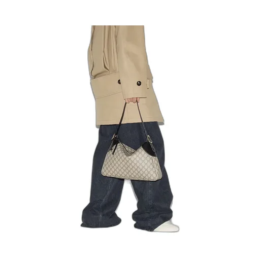 Gg Emblem Large Shoulder Bag