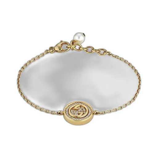 Gucci Blondie Bracelet With Crystals