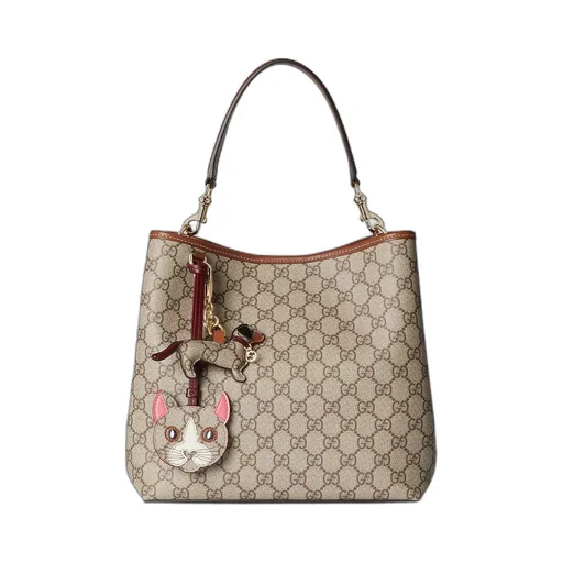 Gg Emblem Medium Bucket Bag