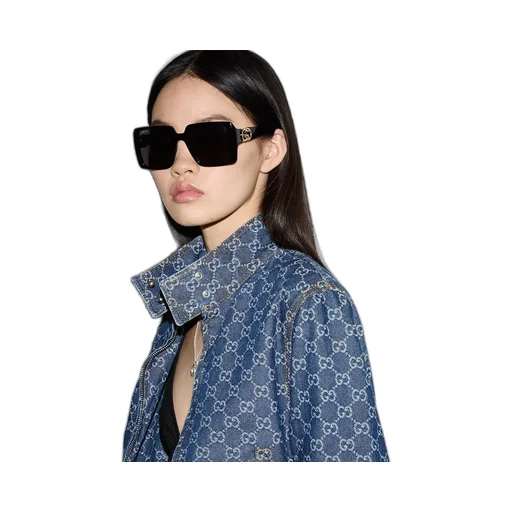 Gg Denim Jacquard Jacket